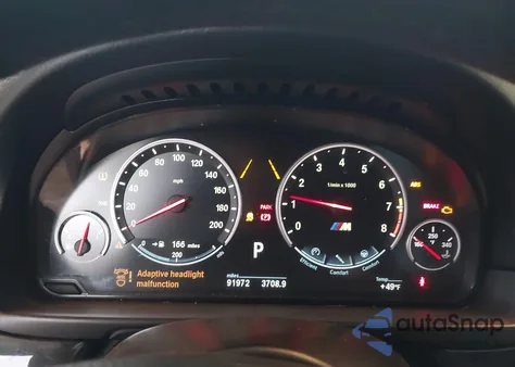 2013 BMW M5 from USA, damaged, VIN WBSFV9C51DD096381